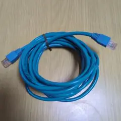 青色 LANケーブル 3メートル