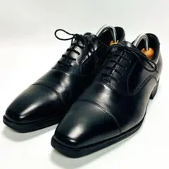 【texcyluxe】ビジネスシューズ25.0EEEストレートチップ黒