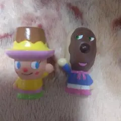 アンパンマンキャラクター ぷりんちゃんとエクレアさん