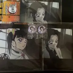 鬼滅の刃 胡蝶しのぶ 栗花落カナヲミニビジュアルポスター くら寿司コラボバッジ