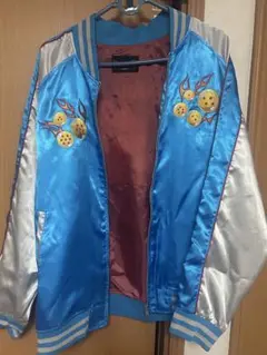 ドラゴンボールZ バイク スカジャン ブルー