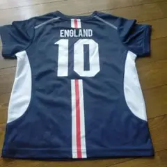 キッズ用 イングランド 10番 Tシャツ ネイビー 110サイズ