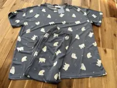 ひんやり接触冷感　パジャマ上下セット　シロクマ