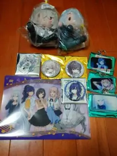プロセカニーゴグッズセット（ぬいぐるみ・缶バッジ・クリアファイル）