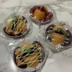リアルキッチンシリーズ オムライス 4点 食品サンプル ガチャガチャ
