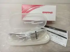 SWANS/スポーツサングラス/SAS-008/シルバーハーフミラー×クリア