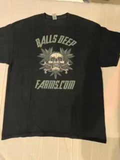 BALLS DEEP FARMS ｔシャツ　サイズXL　スカル　古着