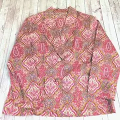 佐橋節子　LIBERTY　リバティプリント　シャツジャケット