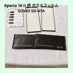 ☆Xperia 10 II ガラスフィルム 2枚 SOV43 SO-41A