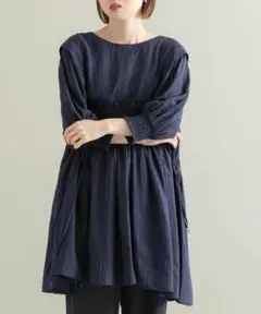 新品 KBF 2WAYシャーリングミニワンピース