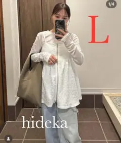 しまむら hideka megumi 楊柳ビスチェ　サイズＬ