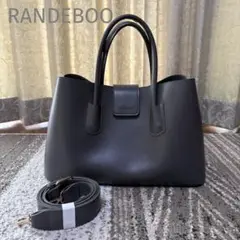 【美品】RANDEBOO Classic bag ランデブー　グレー