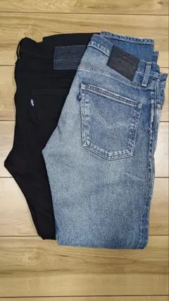 LEVI'S 512 SLIM TAPER セット ブラック ブルー