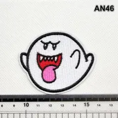 AN46 テレサ　マリオ　アイロン接着　刺繍ワッペン　パッチ