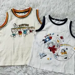 ファミリア　タンクトップ　2枚セット　多分100と110