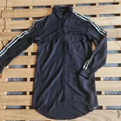 BLUE STRIVE ブラックストライプシャツ