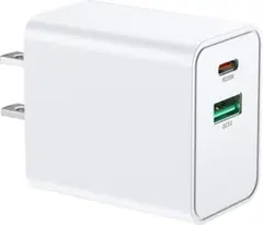 新品 USB 充電器 ACアダプター 20W 充電器 Type-C USB-A