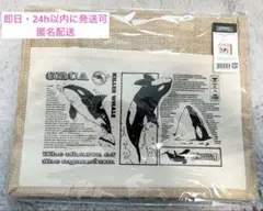 【新品未使用】鴨川シーワールド　ジュート&キャンバスポケットトート　シャチ