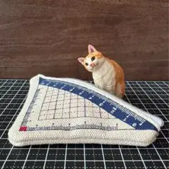 三角定規 デザイン コインケース 小物入れ マルチケース