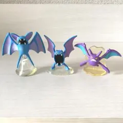 最終値下げ　ポケモン　モンコレ　初期　ズバット　ゴルバット　クロバット　美品 最終値下げ ポケモン モンコレ 初期 ズバット ゴルバット