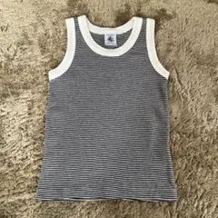 美品　プチバトー　ボーダー　タンクトップ　肌着