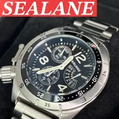 SEALANE シーレーン SE46-MBL クロノグラフ 20気圧防水 腕時計