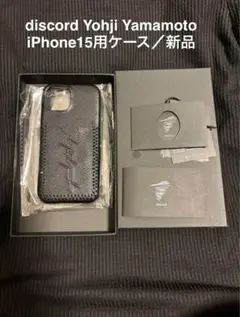 ヨウジヤマモトiPhone 15case 本日中まで値下げ！ ☆ギフトにも【Yohji Yamamoto】Y's iPHONE CASE プリント