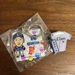 【新品未開封】隅田知一郎 アクリルキーホルダー 西武ライオンズ ビジター宮城限定