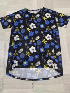 美品　グラニフ　フラワープリント　オーバーサイズ　Tシャツ　花柄