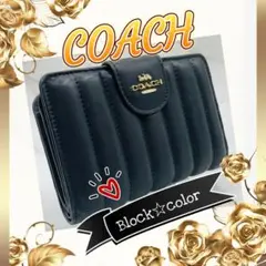 ✳️Sale【匿名配送・新品】✳️COACH コーチ 財布✳️ブラック