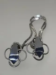 シルバー ストールクリップ メタル製　レディースオシャレ