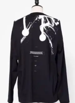 JULIUS ユリウス 23SS 8 プリント 長袖 Tシャツ 3 美品