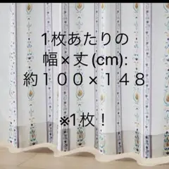 ベルメゾン　アナ雪レースカーテン一枚