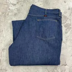 レッドキャップ　USA製　80s　ポリ混　ボトムス　デニムパンツ古着　インディゴ