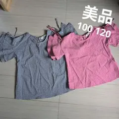 MPS. 半袖シャツブラウス 2枚セット サイズ100、120