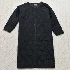 サキシマトーキョー　キルティングジャケット　ロング　黒　ブラック　コート