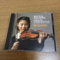 バッハ&パガニーニ　ヴァイオリン協奏曲　五嶋みどり　CD E