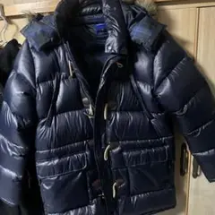 GEORGIA ジョージア　本革ダウンダッフルコート Mサイズ クリーム色 GEORGIA ジョージア 本革ダウンダッフルコート Mサイズ クリーム色