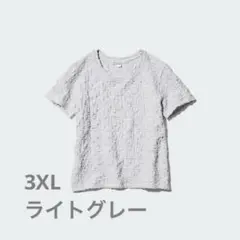 グレー テクスチャー 半袖Tシャツ