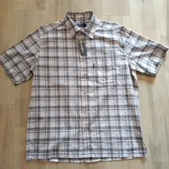新品★Golden Bear チェック柄 半袖シャツ Lサイズ