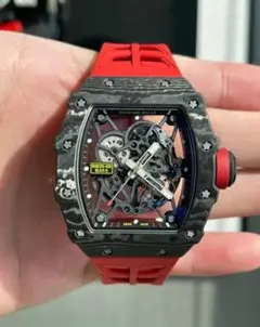 Richard Mille RM 62-01 自動巻き時計 カーボン赤