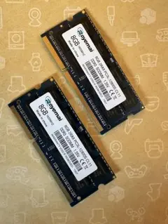 16GB DDR3L 12800S ノートPC用メモリ8GB×2枚