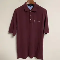 TOMMY HILFIGER GOLF バーガンディ ポロシャツ M
