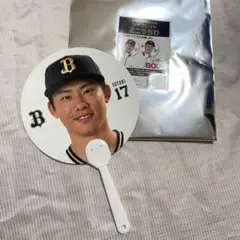 未使用　曽谷龍平　シークレット　ミニうちわ　オリックスバファローズ　応援グッズ