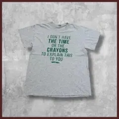 US古着 GILDAN ギルダン プリント Tシャツ 半袖 グレー Mサイズ