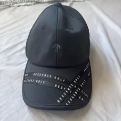 DESCENTE GOLF ブラックキャップ