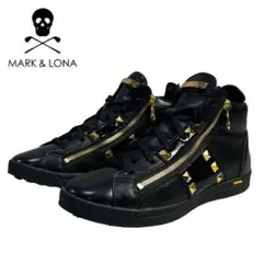 MARKu0026LONA マークアンドロナ ゴルフシューズ スタッズ ブラック 25