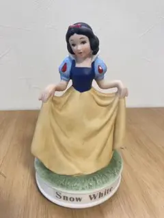 白雪姫　オルゴール　ディズニー　陶器