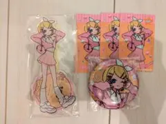 ミクカル2025　鏡音リン　アクスタ、カード、缶バッチ