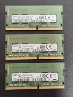 Samsung 12GB 4×3=12 PC4 ノート用 メモリ 2133P